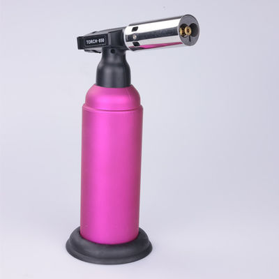 Outdoor Camping Butane Blow Adjustable Flame Table Torch Lighter For Cooking Ig Fuel Tank