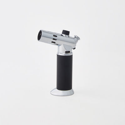 Ergonomic Micro Double Flame Butane Gas Torch Lighter Kitchen Cooking