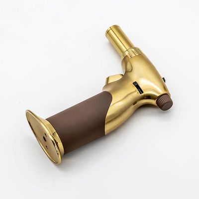 Refillable Blow Torch Continuous Flame Lock Butane Torch Adjustable Flame Size