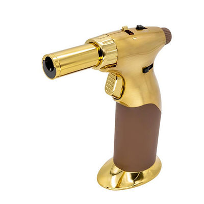 Refillable Blow Torch Continuous Flame Lock Butane Torch Adjustable Flame Size