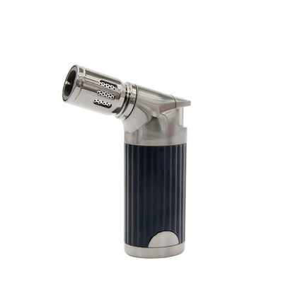 Cigarette 4 Flame Torch Lighter Burner Cigar Butane Refillable Gas Smoking