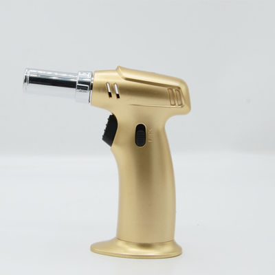 Plastic Windproof Chef Flame Electric Blow Torch Cooking Lighter Single Jet Flame