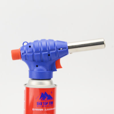 Jet Flame Gun Culinary Blow Torch Butane Gas Head Electronic Torch Lighter Trigger Ignition