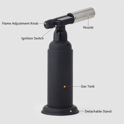 Single Flame Adjustable Culinary Blow Torch Kitchen Lighter Cooking Baking Cigar