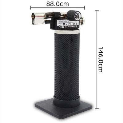 Culinary Torch Refillable Butane Barbecue Lighter Adjustable Flame Torch Safety Lock