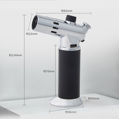 Gas Bakhoor Candle Kitchen Torch Lighter Refillable Butane Adjustable Straight Jet Lighter