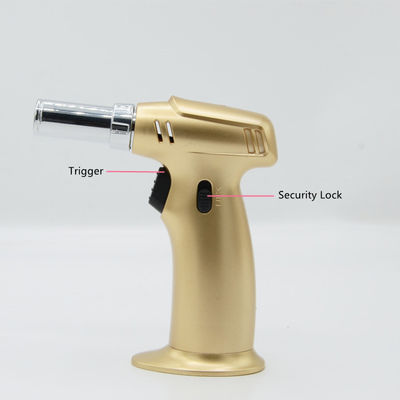 Plastic Culinary Butane Kitchen Adjustable Flame Torch Lighter Cooking BBQ