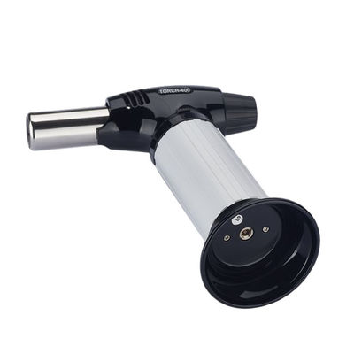 202g Refillable Flaming Butane Torch Lighter Mini Hand Held Blow Torch Cooking