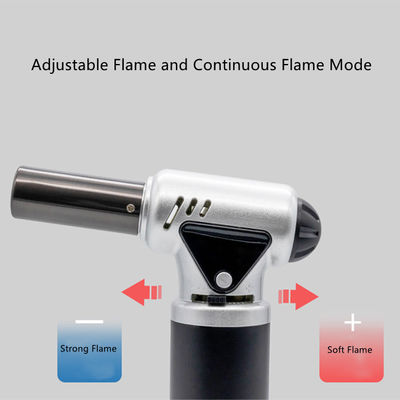 Culinary Kitchen Gas Safty Lock Butane Blow Torch Lighter Portable