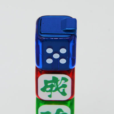 Refillable Green Jet Flame Torch Lighter Butane Gas Dice Cigarette Lighter