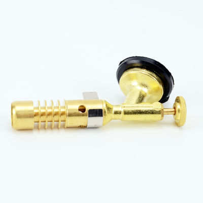 Brass Outdoor Gas Culinary Blow Torch Flame Gun Portable Butane Torch Lighter